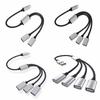 Multi Port USB Hub Extensions 2/3/4 Ports Type C Hub USB Splitter Fast Data Transmission OTG Adapter For PC Computer Laptops