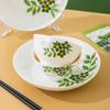 Jinmingli Greenery Keramická 14dílná jídelní sada