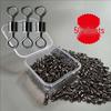 American 8-Character Ring Set: Quick Swivel Fishing Rod Connector & Leader Accessories