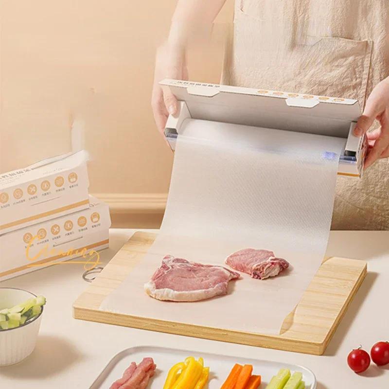 Disposable Free Cutting Kitchen Board Mat Antibacterial Supplementary Food Fruit Vegetable Cutting Board Adhesive Plate Mat