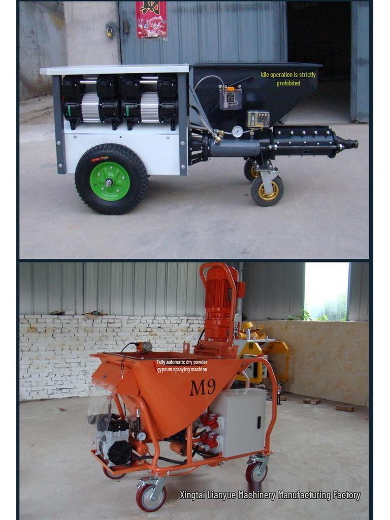 Multi-Function Automatic Wall Plastering and Grouting Machine for Interior & Exterior