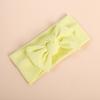 2022 Organic Cotton Baby Bow Knot Knitted Ribbed Infant Newborn Headbands for Babies  18 Colors Baby Accessories