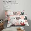 3pcs Bunny Rabbit Pattern Bedding Sets Gifts For Girls 3D Printed Queen King Size Duvet Cover Sets With Pillowcases No Filling