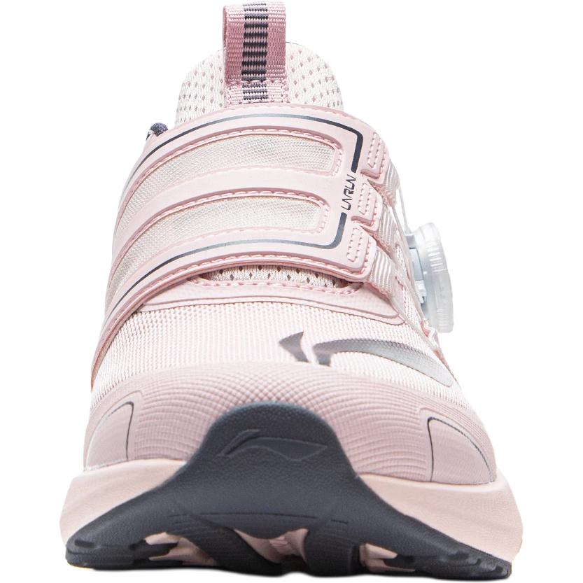 Li Ning Kids Treading Star Premium Comfortable Fashion Versatile Running Shoes Kids Running Shoes Pink YKFV082-4
