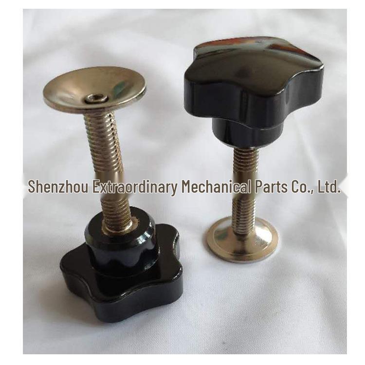 Extraordinary Craftsman Five-Star Handwheel M8*40*40 with Gasket & Pentagonal Plum Blossom Hand-Tightening Mechanism.