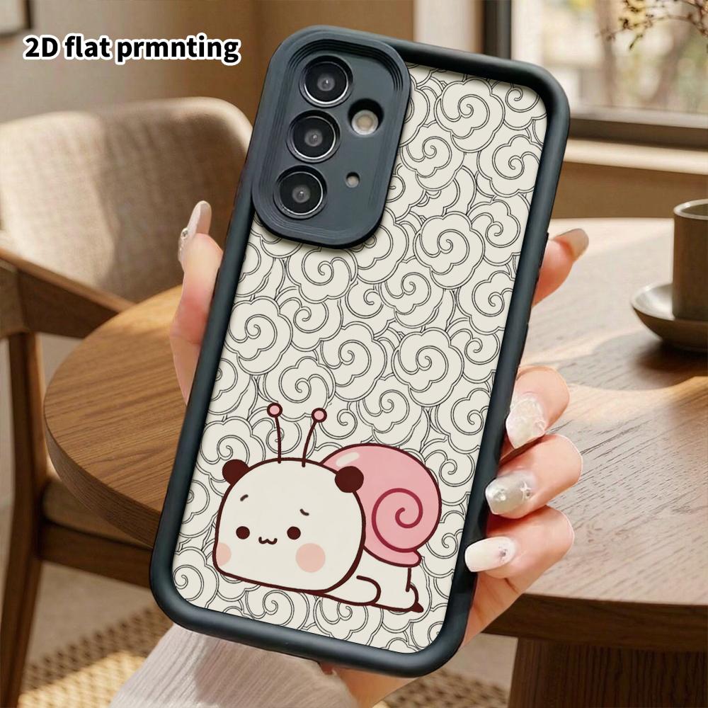 Phone Case: 2D Flat Samsung Galaxy A34 A35 M05 M06 S20 S22 S21 FE Plus 5G Protective Case, Gentle and Shy, Christmas and Halloween Gift
