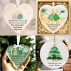 Heart-Shaped Friendship Hanging Ornament - Christmas Décor