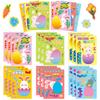 6 Sheets Easter Stickers Make Your Own Easter Eggs Bunny Make A Face Sticker Kids Party Favor Gifts Children DO IT YOURSELF Puzzle Playthings