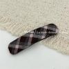Korean Style Plaid Geometric Hair Clip - Retro BB Clip for Flyaway Hair