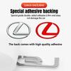 for LEXUS Same as the original car Letter Badge Logo 3D ABS Car Trunk Rear Sticker for LEXUS NX ES LX IS CT RX GS SL LS