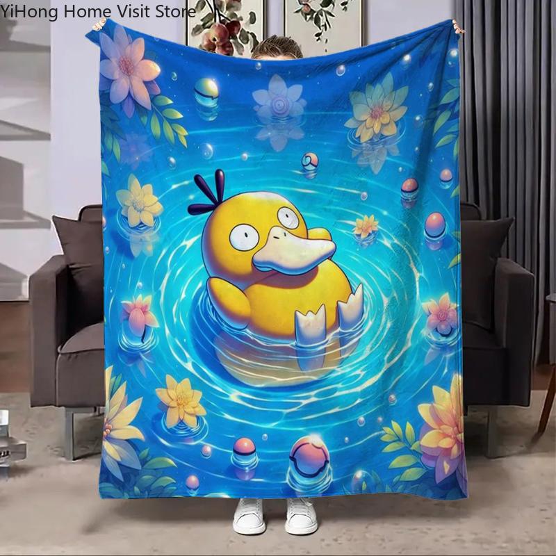Charizard Pokemon Japan Cartoon Flannel Blanket Fluffy Children and Adults Sofa Plush Bedspread Throw Lunch Blanket for Sofa Bed