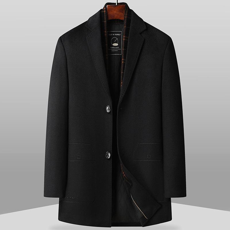 

Мужское повседневное пальто с шарфом, новое осенне-зимнее пальто 4XL