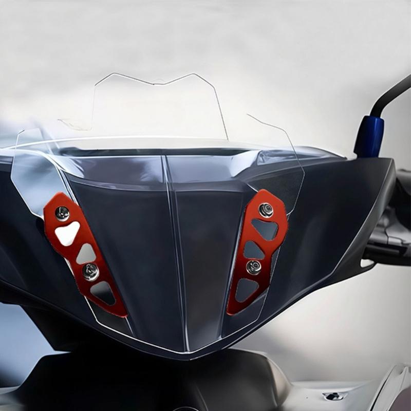 Aluminum Motorcycle Windshield Holder Motorcycle Windshield Mounting Kit Windshield Bracket Quick Fixing for AEROX