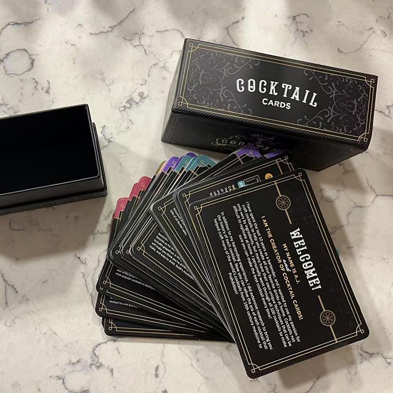 Cocktail Cards: 100 Cocktail Recipes To Master Cocktails In Bartender Flashcard Form With Step By Step Cocktail Instructions