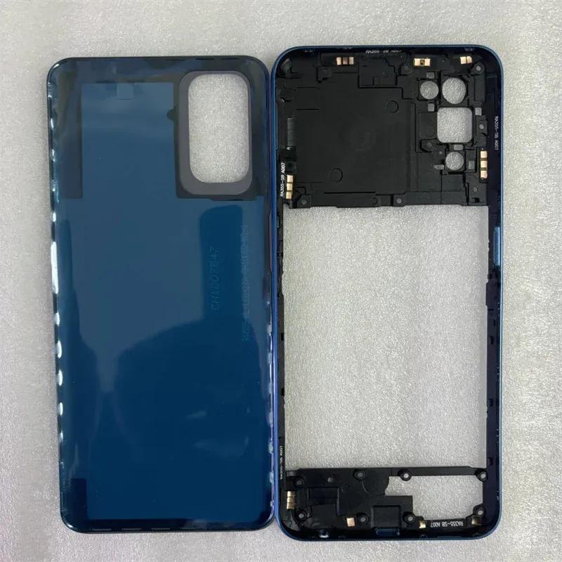 For Realme 7 5G RMX2111 Phone Housing Middle Frame Battery Cover Back Rear  Housing Case Repair Parts(Without side keys)
