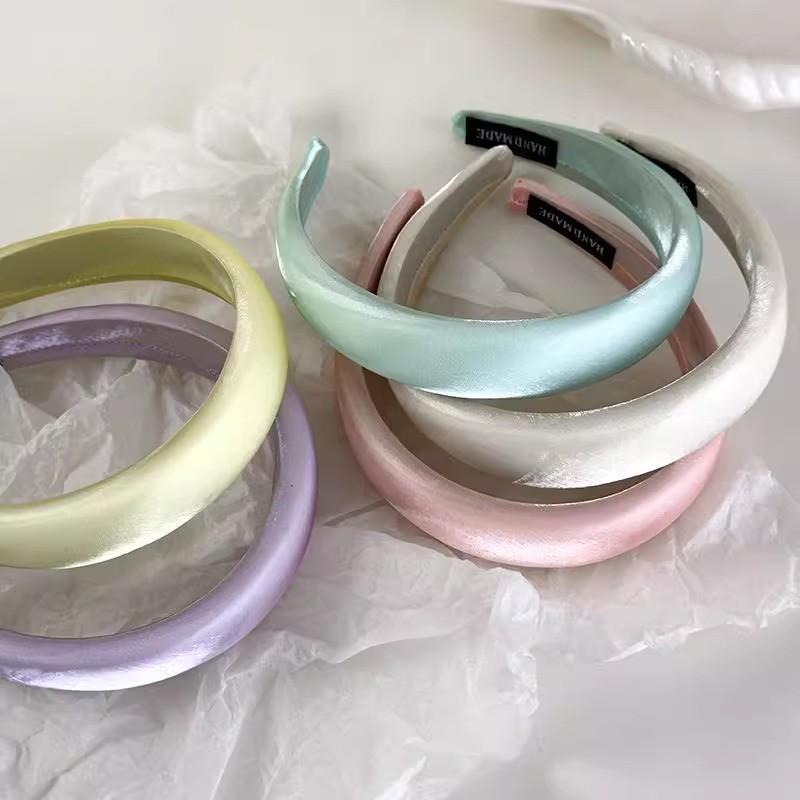 Satin Mercerized Sponge Headband Female Korean Temperament Hair Band Hair Accessories