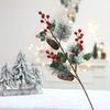 Home Decoration Simulation Red Berries DIY Accessories Christmas Cuttings  New Year