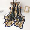 New Exotic Gorgeous Printed Shawl Silk Scarf Simulation Silk Scarf Versatile Headscarf Long Scarf Thin Beautiful Brocade