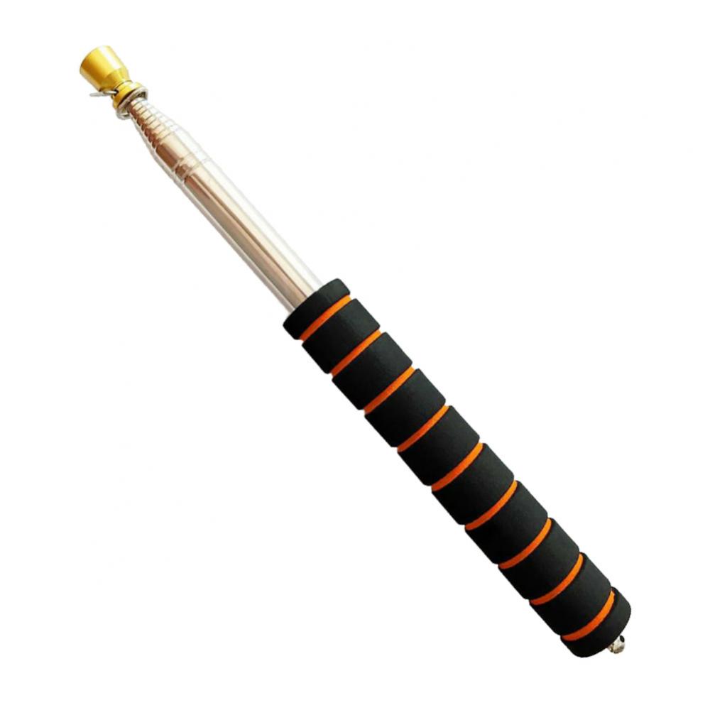 300cm Stainless Steel Handheld Telescopic Flagpole Teaching Tour Guide Flag Pole Flagpole Accessories чёрный