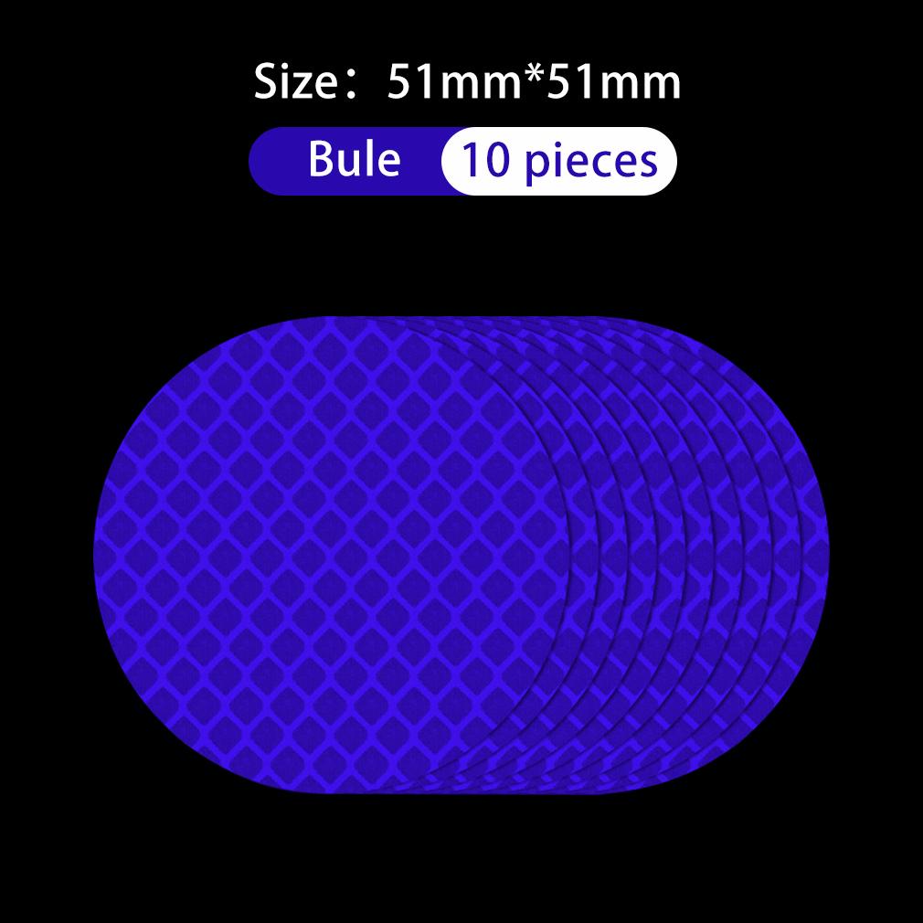 10 bucăți autocolante reflectorizante de avertizare roată sprâncene autocolante pentru deschiderea ușii roată cu diamante benzi reflectorizante autocolante pentru jante de protecție autocolante DIY