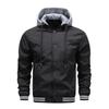 Men'S Sweater Coat Mens Autumn And Winter Fashion Casual Solid Hooded Zipper Warm Cardigan Thick Coat