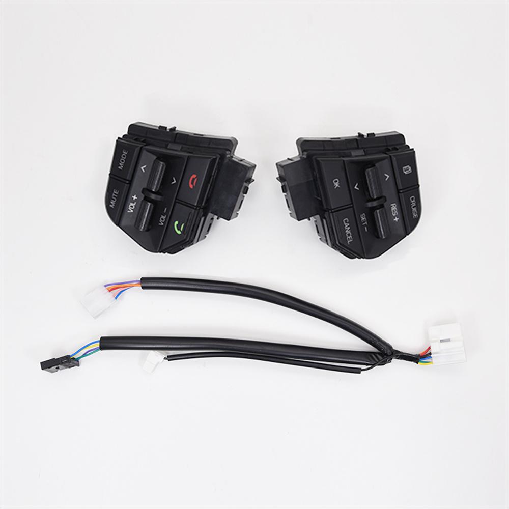 Left Right Steering Wheel Switch w Wire Harness For Hyundai Sonata 2.4 2015 2016