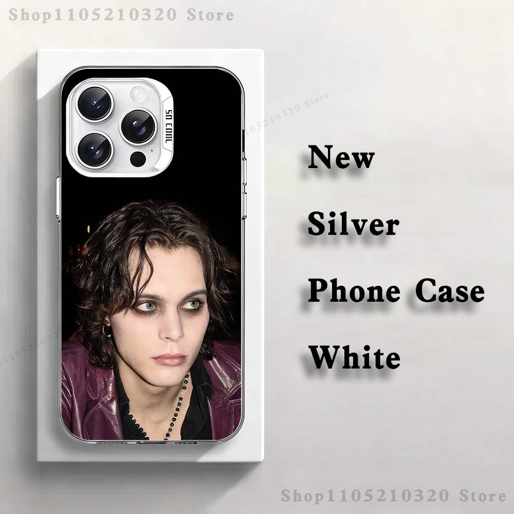 V-Ville Valo Finnish vocalist Phone Case iPhone 17,16,15,14,13,12,11,Pro,Max,Plus,Mini,XS,SE Anti Fall White Matte Hard Bumper iPhone14Plus