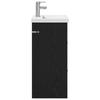 Bathroom Furniture Set Black Oak 61 X 40 X 84.5 Cm