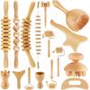 Ensemble d'outils de massage Maderothérapie 16-en-1 pour la sculpture corporelle, le drainage lymphatique, les outils de thérapie Maderoterapia, soulagement des douleurs musculaires, visage pour femmes