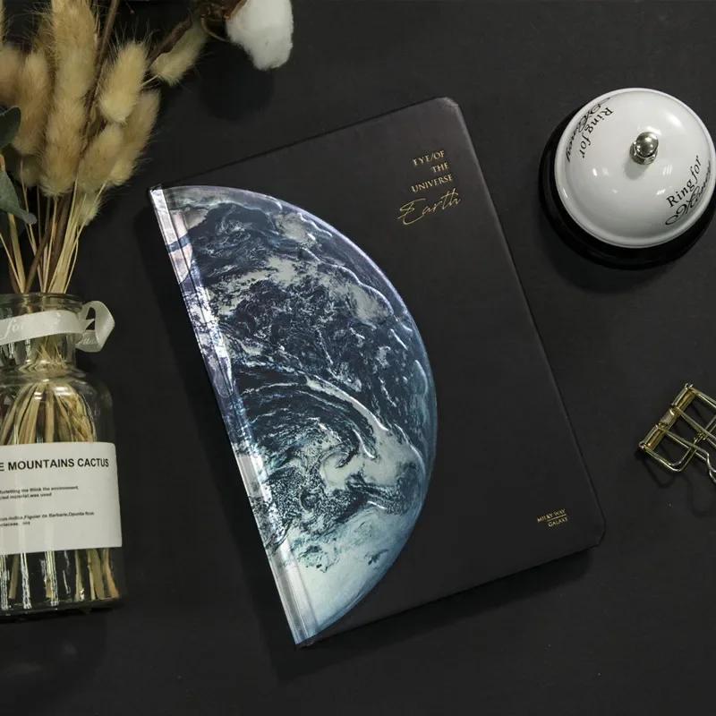 Creative Universe Starry Sky A5 Notebook Jupiter Diary Page Illustration Handbook Notebook Learn Supplies Study Notebook