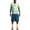 Nike Dri-Fit 2026 Season Nigeria Away Fan Edition Color Block Quick-Dry Pullover Short Sleeve Football Shirt Men tops IB5376-100