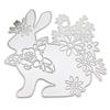 Rabbit Metal Cutting Dies Handmade Stencil Mold Embossing Pattern for Children Adults DIY Crafts Projects