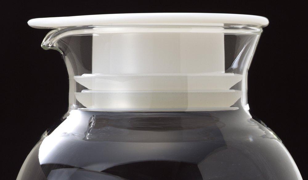iwaki Heat-Resistant Glass Storage Container, Microwave Fruit Sour, 750ml, KT7313-W