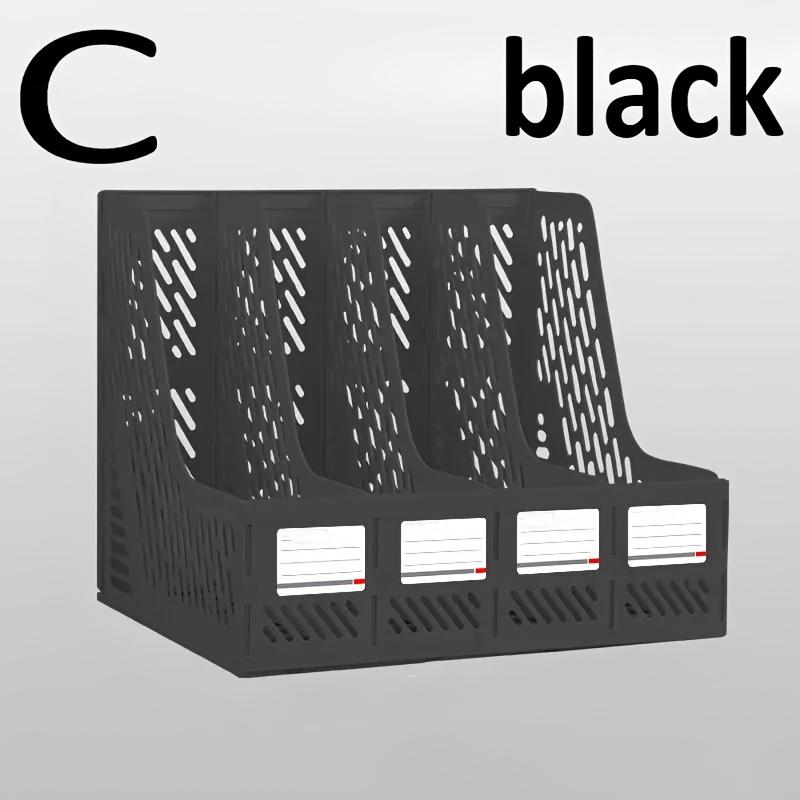 Four-Section File Rack File Box Desktop Organizer Bookshelf Multi-Layer Book Stand Document File Holder for A4 Folders 3190₽