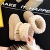 Winter New Thick-soled Sleeve Tall Plush Snow Boots Women's Tall Stacking Socks Boots