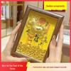 Golden Year of the Horse Ornament: 'Instant Wealth' Prosperity Gift for Elders - Limitless Financial Future Commemorative.