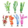 7Pcs Artificial Aquatic Plants Simulation Plastic Aquarium Aquatic Decoration for Aquarium Home Office