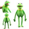 Kermit Frog Hand Puppet Doll Schoolbag Green Plush Toy Big Abdominal Language Performance Props