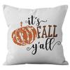 New Thanksgiving Pumpkin Plaid Pillow Cover Holiday Home Decoration Cushion Cushion Cover Home