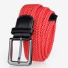 Men's Elastic Belt Canvas Casual Fashion Stretch Braided Working Belt High Quality Elastic for Pants Jeans Trouser Male Straps