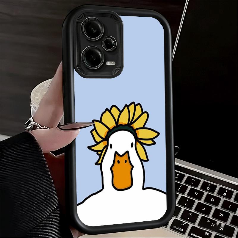 

Funny Cartoon Goose Game Soft Phone Case for Xiaomi Redmi Note 15 14 13 12 11 Pro Plus 10S 11S 4G 11T 5G Shell Silicone Funda Redmi Note 14 Pro 4G