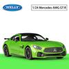 Welly 1:24 Mercedes Benz AMG GT R Alloy Sports Car Model Diecasts Metal Toy Racing Car Model High Simulation Childrens Toys Gift
