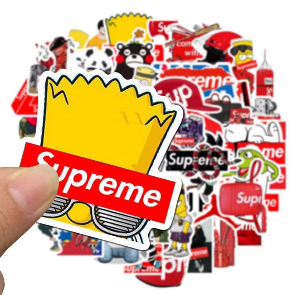 50pcs Cool Stickers Fashion Stickers for Laptop Computer Skateboard Helmet