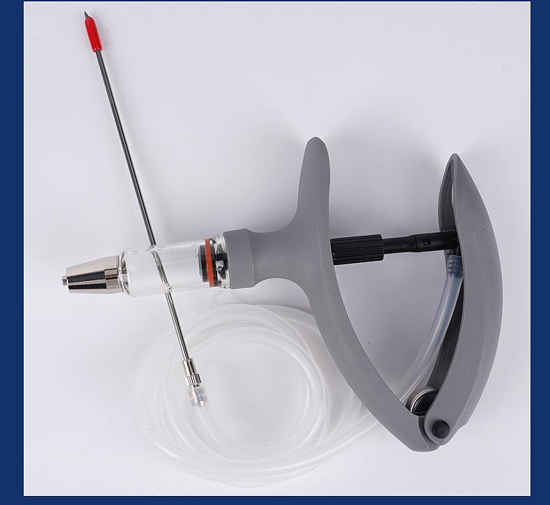 Veterinary Adjustable Catheter Injector for Livestock Vaccination (2/5ml)