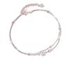 Cherry Blossom Double Bracelet Women's Light Luxury Niche Exquisite Fresh Sweet and Advanced New Gift for Girlfriend