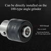 Electric Drill Chuck Electric Drill Adapter Conversion Head Three-Claw Design Woodworking Tool Accessories for 100-Type Angle
