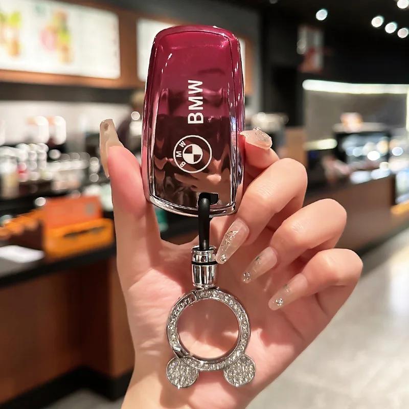 New Fashion TPU Car Remote Key Case Cover Shell For BMW 1 3 5 7 Series X1 X3 X4 X5 F10 F15 F16 F20 F30 F18 F25 M3 M4 E34 Ac