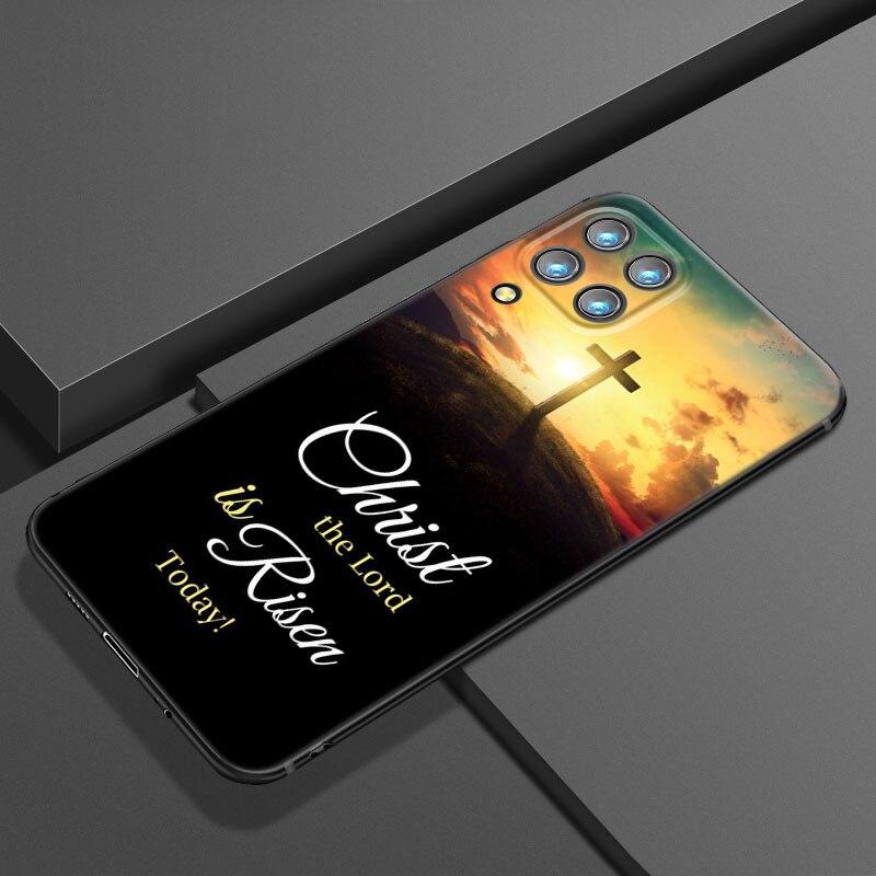 Jesus Christ Cross Phone Case For Samsung Galaxy A21 A30 A50 A52 S A13 A22 A32 4G A23 A33 A53 A73 5G A12 A31 A51 A70 A71 A72