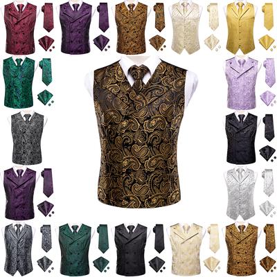 Herren-Weste, Weihnachtsweste, Krawatte oder Fliege, Set für Party, Event, Abschlussball, Geschenk