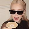 Square Vintage Sunglasses For Women With Uv400 Protection And Gray Lenses For Outdoor Fashion